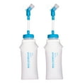 thumbnail image 1 of 2 Pcs Bouteille d'Eau de Sport Pliable en TPU Souple 500ml pour Sac d'Hydratation pour Course Randonnée, 1 of 8