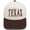 Coffee, variant on HuangHuanChen Trucker Hats Unisex Baseball Caps TEXAS Letter Embroidered Trucker Hat Collection Vintage Adjustable Snapback Baseball Hats for Men Women Coffee A