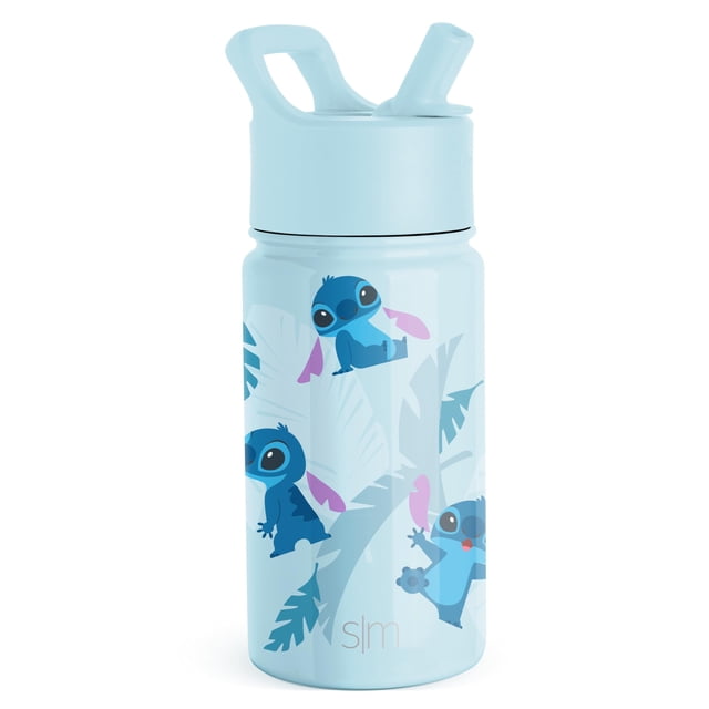 Botella de agua Simple Modern Disney Stitch 414 ml para niñas