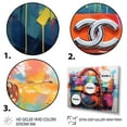thumbnail image 3 of Designart "Pop Art Designer Bags painting" Fashion Wall Art Print, 3 of 5