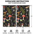 thumbnail image 2 of Colorful Mushroom Plants Curtains-blackout Curtains Bedroom Decor Living Room Darkening Grommet Window Drapes 2 Panels Set 52"x 84", 2 of 2