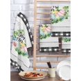thumbnail image 2 of Easter Kitchen Dish Towels for Drying Dishes Set of 2, Spring Colorful Egg Flower Leaf Grey Wood Grain Plaid Waffle Weave Microfiber Hand Tea Bathroom Towels Quick Dry & Absorbent Towel 15.7x23.6, 2 of 7