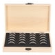 thumbnail image 1 of Caja de madera para guardar monedas hecha a mano para la decoración del hogar, 1 of 8