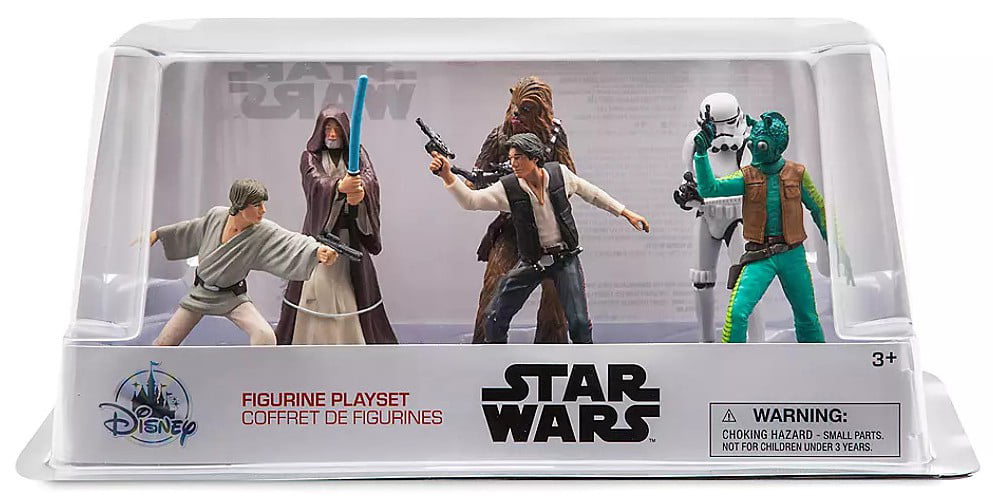 Disney Store Star Wars The Last Jedi Deluxe Figure Playset of 10 Cake Toppers 