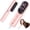 Pink-Upgraded Version, variant on Cordless Hair Straightener Brush,Portable Mini Straighten Brush Comb 300 Million Negative Ions,6 TEMP Setting & Fast Heating,10000mAh Dual USB-C Rechargeable,Black