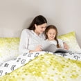 thumbnail image 5 of Castle Fairy Gradient Pixel Grid Miners Full Size Comforter Sets,Plaid Bedding Sets, 5 of 8