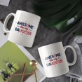 thumbnail image 3 of Awesome Like My Daughter Coffee Mugs 15 OZ Sublimation Mugs,Double-sided Printing Ceramic Cups Ceramic Mugs for Coffee,Tea,Hot Cocoa, 3 of 4