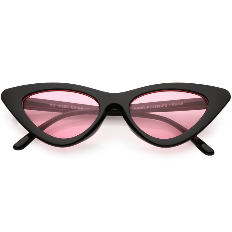 Ladies Bold Black And Pink Sunglasses Kyme Eyewear COZY6 - Bold Rectangular Streetwear Sunglasses  main image 3