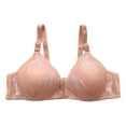 thumbnail image 4 of Sngxgn Women's Comfort Wireless Bra, Full-Coverage Wirefree T-Shirt Bra(Rose Gold,42), 4 of 4