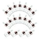 thumbnail image 3 of 20 piezas de botellas de gotas dispensadoras de vidrio transparente con gotero para aceites esenciales 2ML, 3 of 9