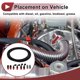 thumbnail image 2 of Kit de línea de combustible AN10 Unique Bargains de 15.09 pies, manguera de vacío automotriz con abrazadera de tubo adaptador negro, 1 juego, 2 of 7