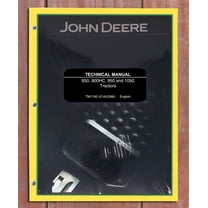 John Deere 850, 900HC, 950,1050 Tractor   Service Manual - Part Number # TM1192