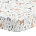 thumbnail image 5 of Bedtime Originals Deer Park 3-Piece Crib Bedding Set - Gray, Animals, Woodland, 5 of 9