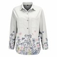 thumbnail image 5 of Endives Womens Button Down Shirts Long Sleeve Blouse Workout Wear Fashion Shirts Womens Top Spring Outfit, 5 of 6