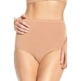 thumbnail image 2 of Women's Rhonda Shear 4230 Ahh High Waisted Seamless Brief Panty (Black 3X), 2 of 2