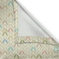 thumbnail image 4 of Ambesonne Leaves Valance Pack of 2, Symmetrical Fall Foliage, 42"X12", Ivory Multicolor, 4 of 5