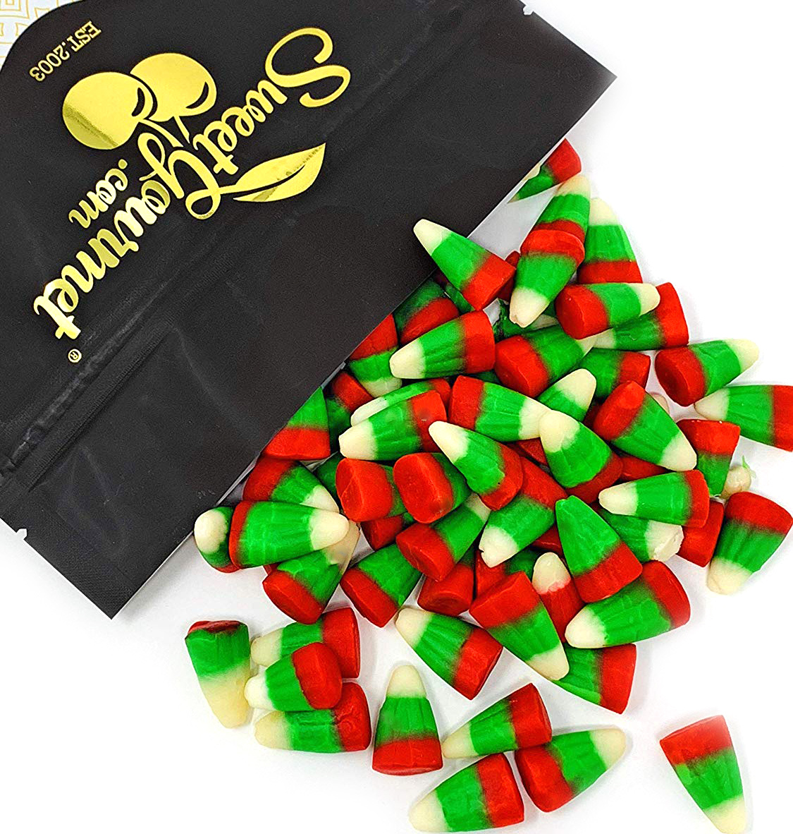 SweetGourmet Holiday Candy Corn Red, White & Green Bulk Christmas Candy 1.5 pounds - Walmart