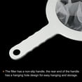 thumbnail image 3 of Uxcell 9"x6" 80 Mesh Food Filter Strainer Kitchen Fine Mesh Sieve Strainers with Handle White 2 Pack, 3 of 6