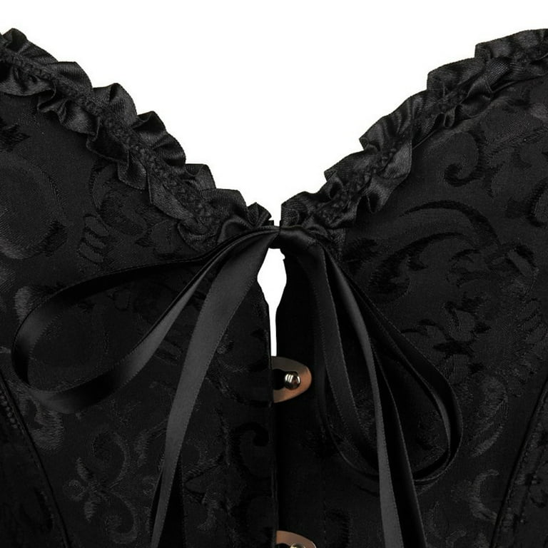 Womens Sexy Vintage Gothic Clothing Men Boots Party Floral Lace Up Medieval  Wedding Dress Slim Corset Bustier Tube Witch Clothing for Women Gothic Top  - Walmart.com