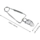 thumbnail image 4 of 6 pinzas para caracoles de acero inoxidable: utensilios de cocina para cocinar y comer, 4 of 4