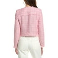 thumbnail image 2 of Silvian Heach womens  Tweed Jacket, 40, Pink, 2 of 3
