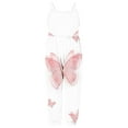 thumbnail image 5 of IROINNID Toddler Girls Kids Jumpsuit One Piece Floral Printed Sleeveless Playsuit Strap Romper Summer Outfits Clothes 3-4T, 5 of 5