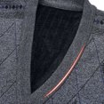 thumbnail image 6 of Donemore Men's Fleece-Lined Heavyweight Button-Up Cardigan Sweater Coat Long Sleeve Winter Warmth Casual Versatile Outerwear, 6 of 9