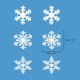 thumbnail image 2 of 12 piezas de decoraciones colgantes de copos de nieve, suministros para fiestas de cumpleaños congeladas, decoraciones para fiestas en el país de las maravillas de invierno, decora, 2 of 5