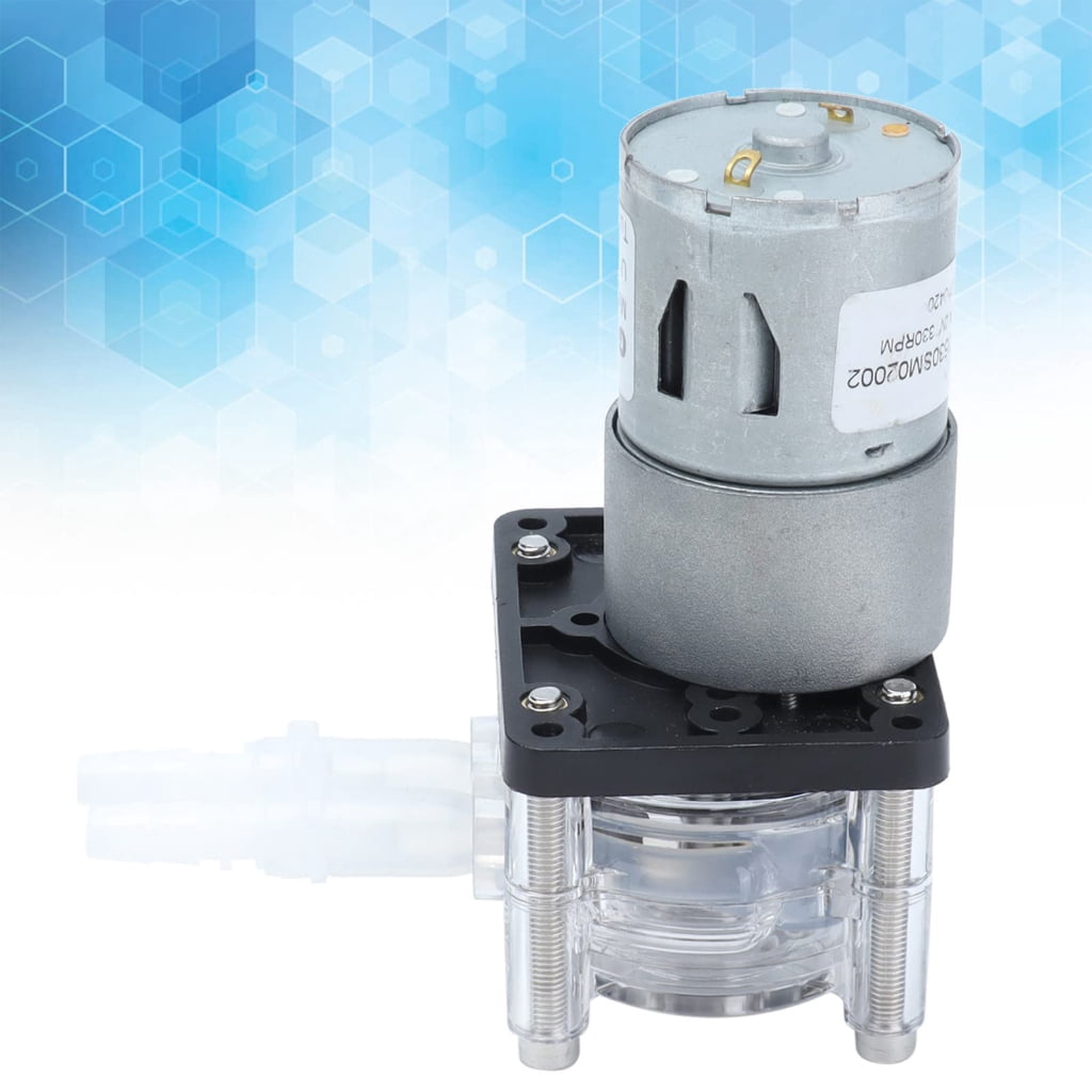 BQBQERT 500ml/min Dosing Pumps 12V Large Flows Peristaltic Pumps Aquarium Drip Metering Pumps for Vacuum Aquarium Lab Enduring