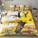 thumbnail image 1 of Calvin y Hobbes Conjunto de sábanas temático, trío de piezas, cómodo y amigable con la piel, diseño único, regalo de decoración para el hogar para familiares, amigos y fans,173cm *218cm, 1 of 6