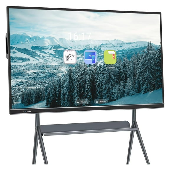 JYXOIHUB Smart TVs, 75 Inch Digital Electronic Whiteboard and Smartboard for Presentation, Touch Screen All-In-One Computer Monitor for Classroom and Business