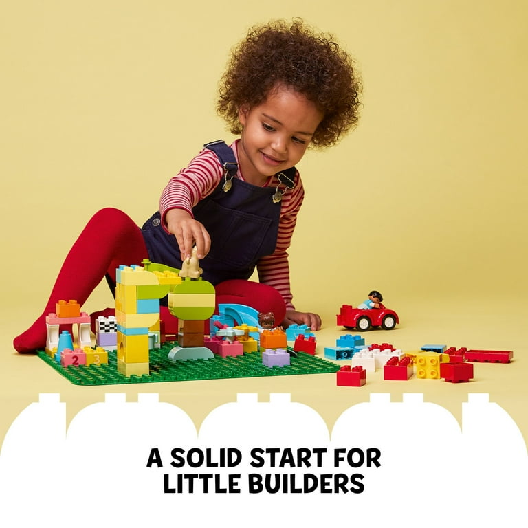 LEGO DUPLO Green Building Plate 24x24 Stud Baseplate Construction Toy for Kids 10980 Walmart