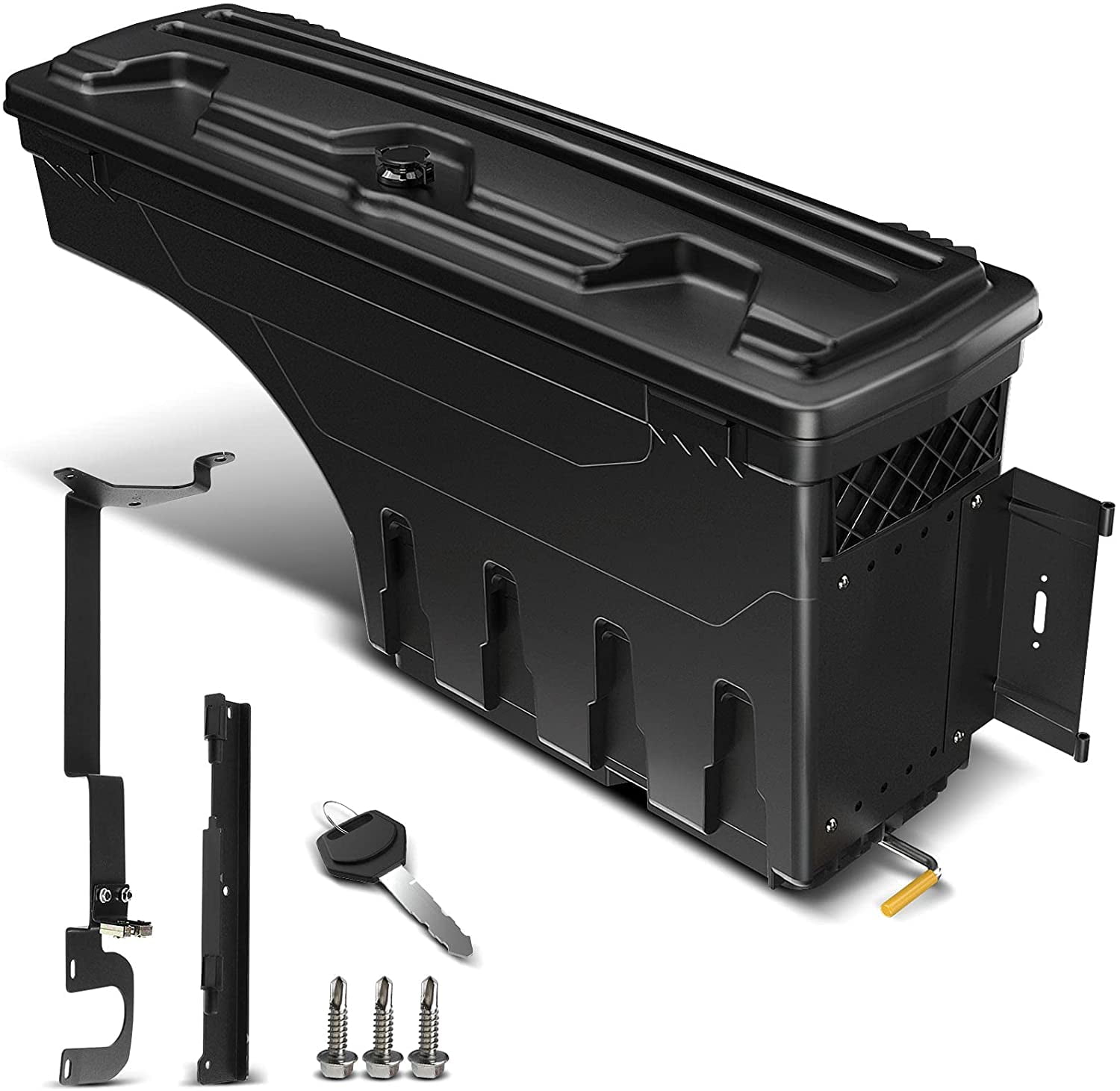 APremium Lockable Truck Bed Storage Box Case Tool Box Compatible with