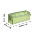thumbnail image 3 of WIZUTIZ Double Layered Transparent Mesh Pen Case Home Needs Eco-Friendly, 3 of 5