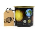 thumbnail image 1 of Gift Republic Espace Astronomie Émail Tasse, Noir, Standard - Système Solaire Planètes Tasse de Camping Éducatif, 1 of 4