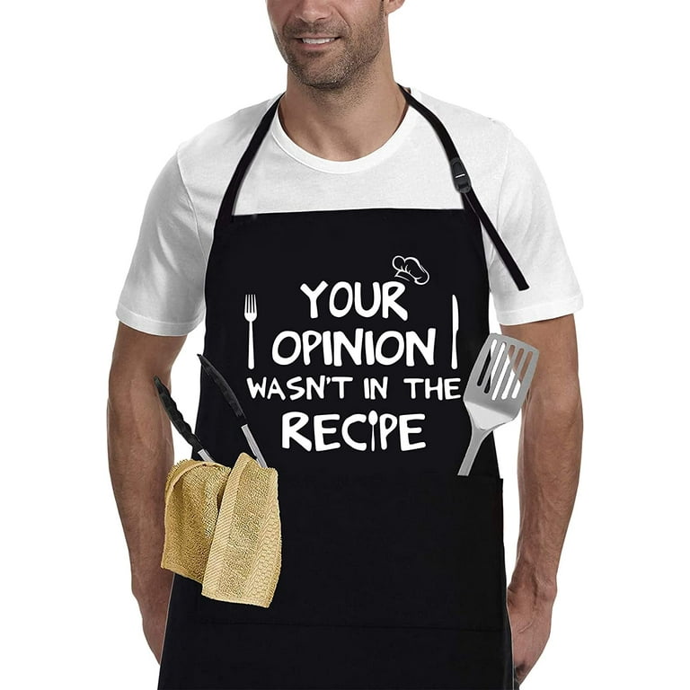 Funny Aprons for Men Women,Gifts For Men,Birthday Gifts For  Husband,Wife,Dad,Mom,Kitchen Chef Cooking BBQ