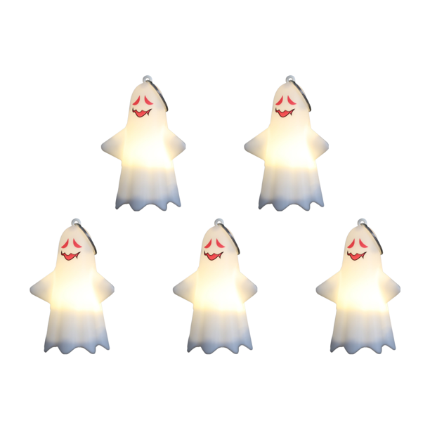 Noche Fantasma Halloween Mesa para Interior Al Aire Libre (emoticono) Rojo
