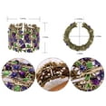 thumbnail image 5 of Feinuhan Antique Amethyst Crystal Rhinestone Floral Bangle Cuff Violet Bracelet, 5 of 5