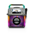 Singing Machine Groove XL Karaoke System with, LED Lights, Bluetooth