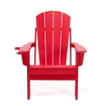 thumbnail image 3 of Lake Country Outdoors Red Adirondack Deck Chair, 3 of 5