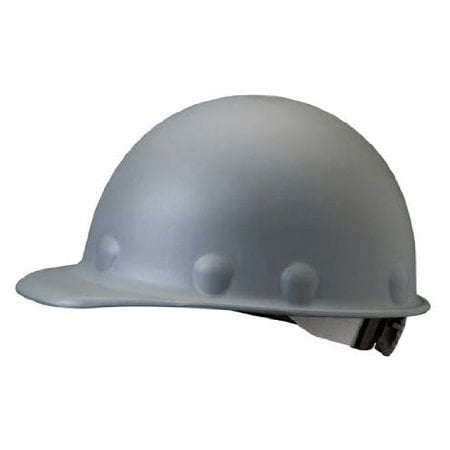 Fibre-Metal Roughneck Gray Fiberglass Cap Style Hard Hat ...