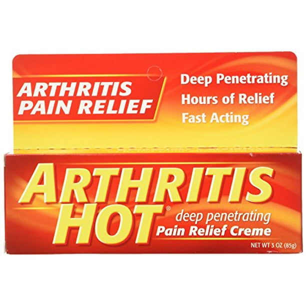 2 Pack Arthritis Hot Deep Pain Relief Cream 3 oz Each