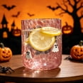 thumbnail image 7 of Qocolcyl Halloween Icon Glass Cups - 3.5x4.7in Ghost Bat Snake Pumpkin Icon Juice Stemless Wine Glasses Double Old Fashioned Hand Blown Drinking Cups for Halloween Party Gift, 7 of 7