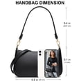 thumbnail image 4 of Bolso de hombro NIUEIMEE ZHOU Retro de cuero vegano para mujer, 4 of 8