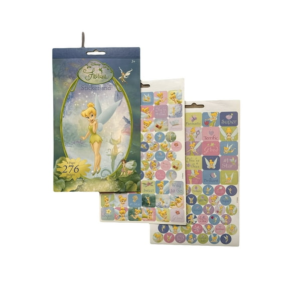 Disney Fairies Tinker Bell Superstar Pixie Assorted Sticker Sheets (4 Sheets)