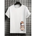 thumbnail image 1 of Playera Crusher para HombreCute Kitten Stylish Print Summer & Spring Tee For Men, Casual Short Sleeve Fashion Style T-Shirt, Sporty New Arrival Novelty Top For Leisure Tee For Adult, Men, Women, Tee, 1 of 5