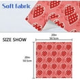 thumbnail image 7 of GZHJMY Valentine's Day Heart Cloth Napkins Set of 1, Reusable Washable Oversized Table Napkins for Family Wedding Dinner Party Home Decor, 20 Inch Decorative Washcloths, 7 of 7