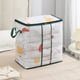 thumbnail image 5 of Xihbxyly Bolsa de Almacenamiento para Colchas, Organizador de Pvc Resistente a La Humedad, Gran Capacidad para Ropa y Mantas, Duradera y Segura, Ideal para El Hogar y Viajes, Tamaño 46 X 26 X 48 Cm,, 5 of 6