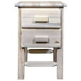 thumbnail image 2 of Homestead Collection Nightstand with 2 Drawers, Clear Lacquer Finish, 2 of 3