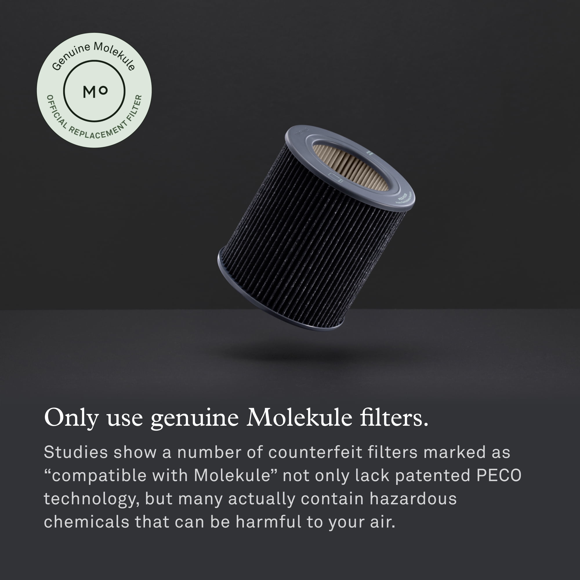Molekule Mini/Mini+ Air Filter - Authentic Air Purifier Filter Replacement